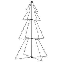vidaXL Christmas Cone Tree | Colourful | Metal | Medium | Christmas Cone Tree 5