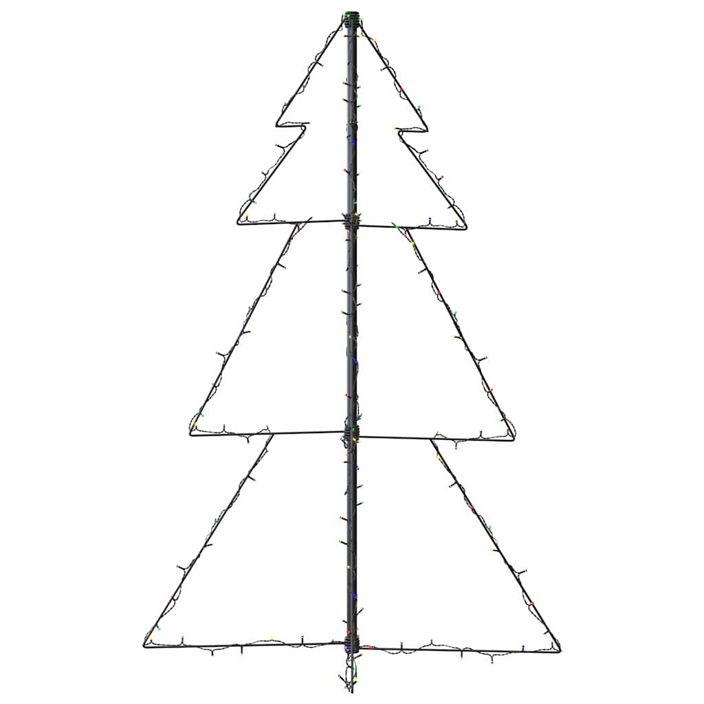 vidaXL Christmas Cone Tree | Colourful | Metal | Medium | Christmas Cone Tree 6