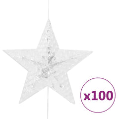 vidaXL Curtain Fairy Light | Blue | Waterproof materials | Star-shaped | Modern 6