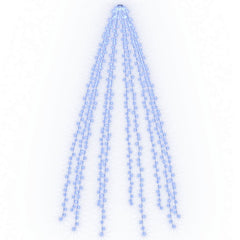 vidaXL Tree Light | Blue, Dark Green | PVC | 500 cm | Water-resistant 2