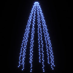 vidaXL Tree Light | Blue, Dark Green | PVC | 500 cm | Water-resistant 5