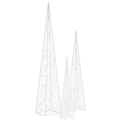 vidaXL Light Cone Set | Blue | Acrylic | Small | Light Cone Set | Cone-shaped 3
