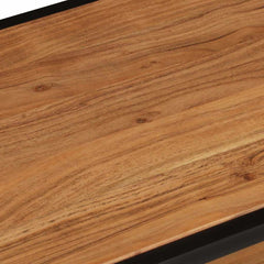 vidaXL Coffee Table | Natural Brown | Solid Acacia Wood, Powder-Coated Iron 5