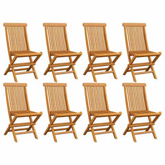 Folding Chairs Solid Teak Wood 8