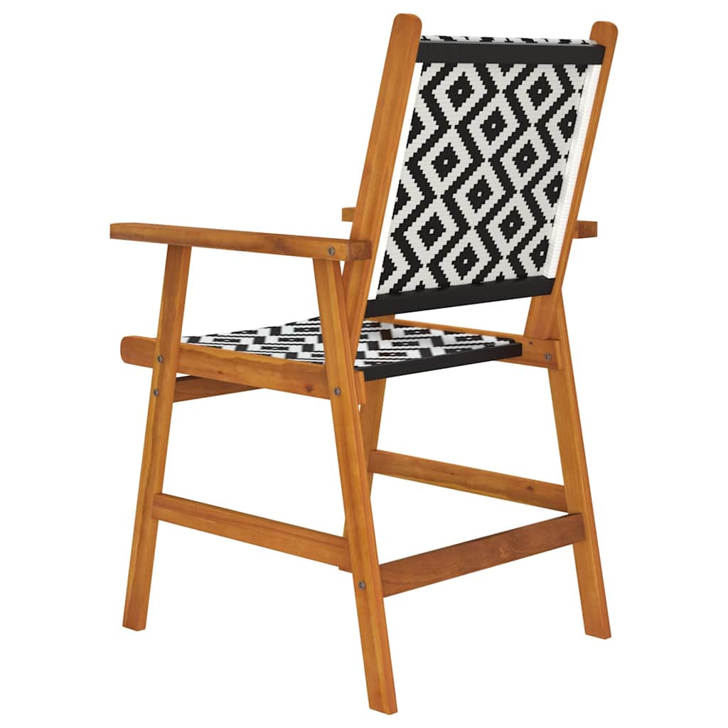Garden Chairs Solid Acacia Wood 2