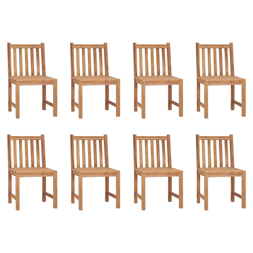 Garden Chairs Solid Teak Wood 8