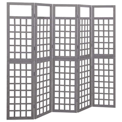 vidaXL 3-Panel Room Divider/Trellis Solid Fir Wood