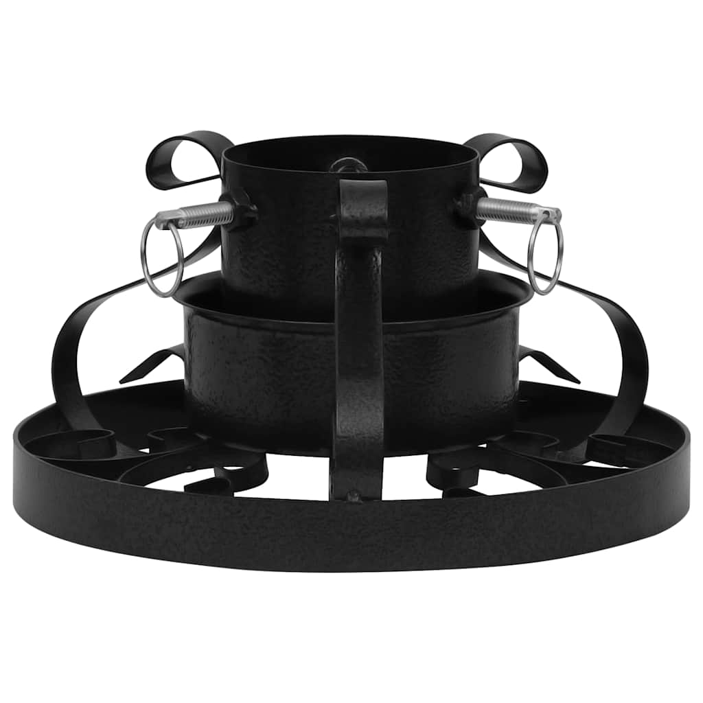 Christmas Tree Stand Steel Black 29 cm 15.5 cm 29 cm