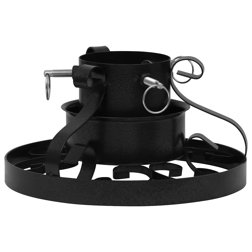 331320 vidaXL Christmas Tree Stand Black 29x29x15,5 cm 4