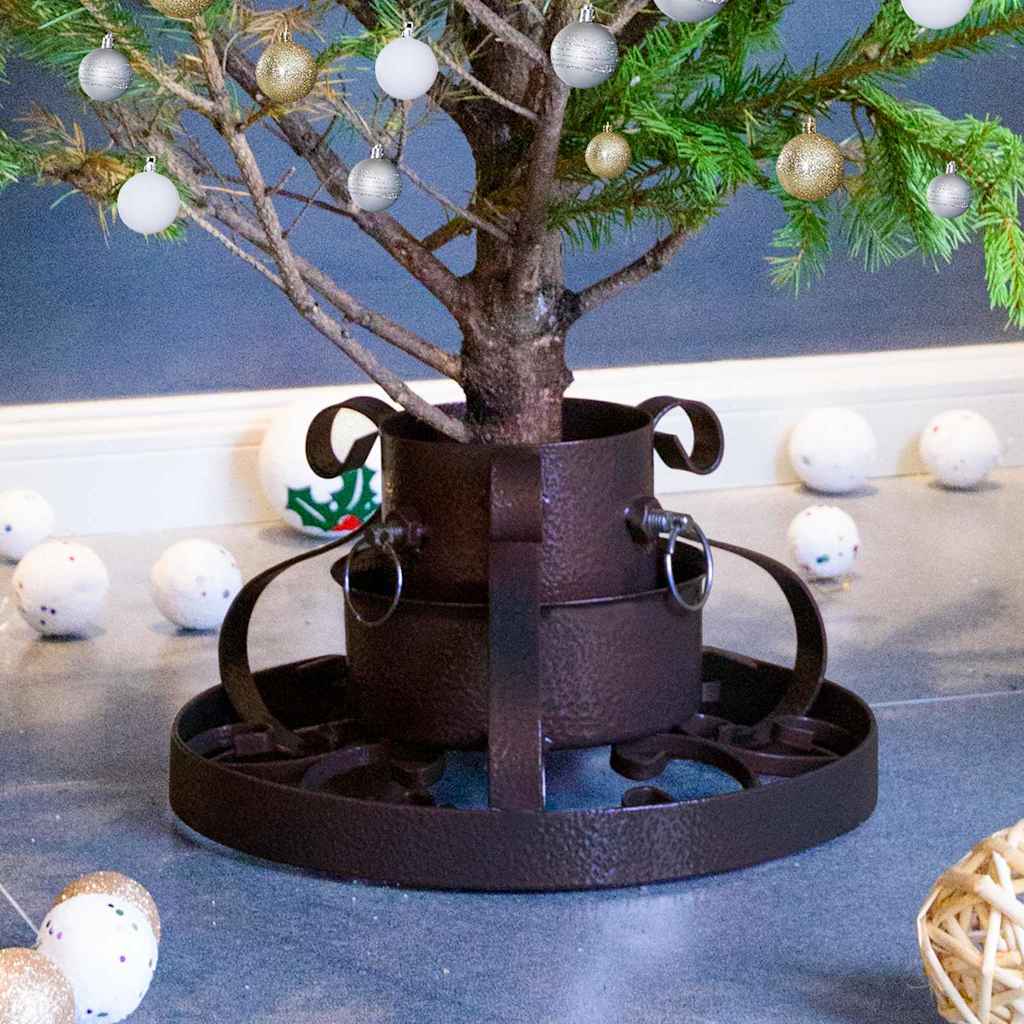 Christmas Tree Stand Steel Antique Copper 29 cm 15.5 cm 29 cm