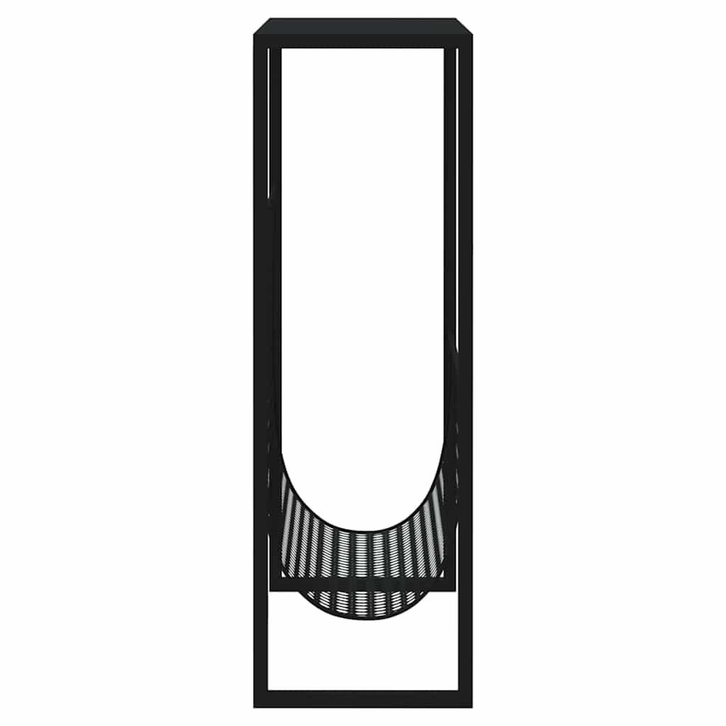 vidaXL Magazine Rack | Black | Steel | Medium | Magazine Rack | Rectangular 4