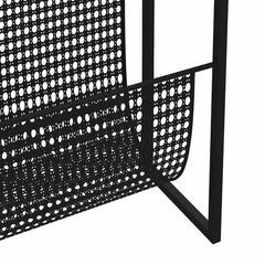 vidaXL Magazine Rack | Black | Steel | Medium | Magazine Rack | Rectangular 6