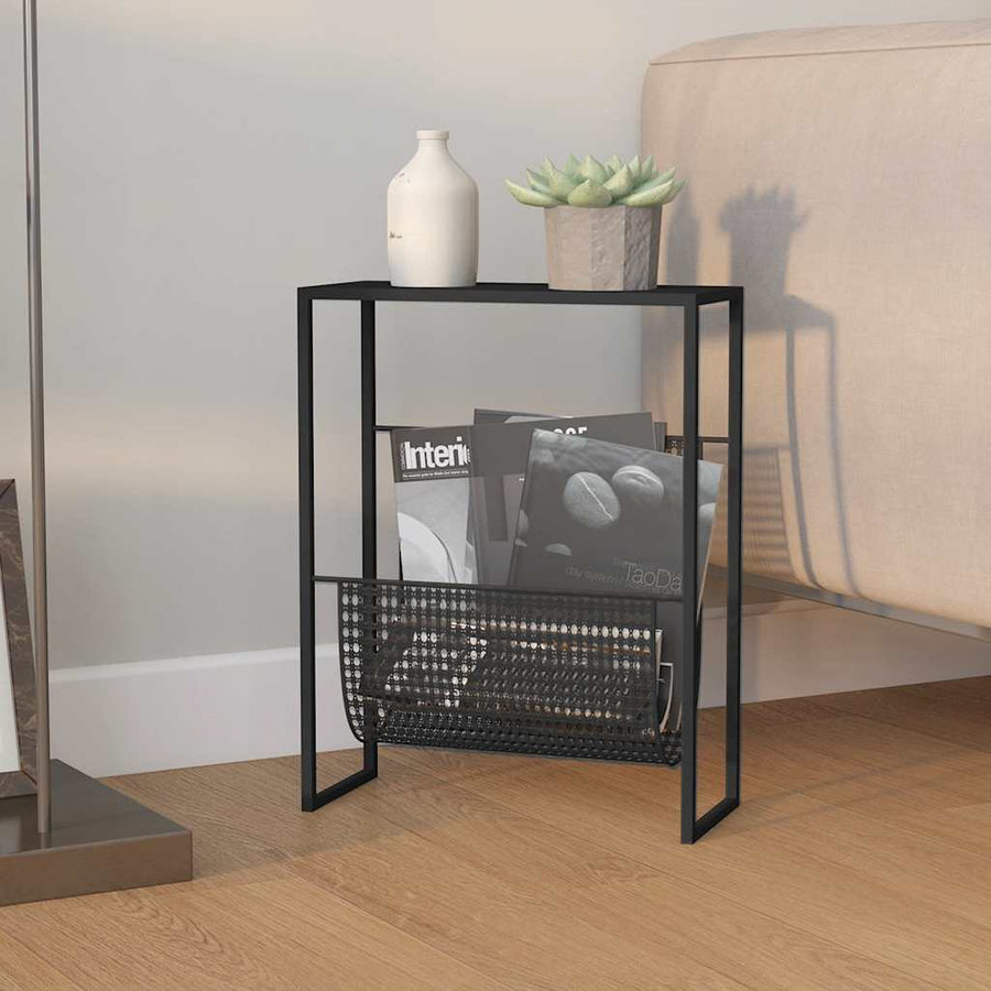 Magazine Rack Black