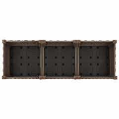 316513 vidaXL Raised Bed 120x40x23 cm Polypropylene 5