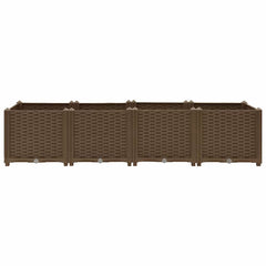 316518 vidaXL Raised Bed 160x40x38 cm Polypropylene 3