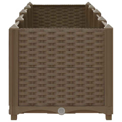316518 vidaXL Raised Bed 160x40x38 cm Polypropylene 4