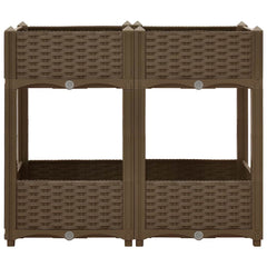 316520 vidaXL Raised Bed 80x40x71 cm Polypropylene 3