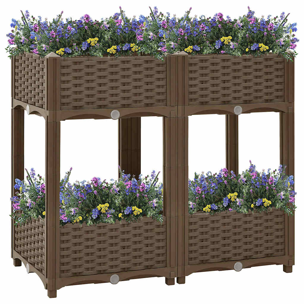 316520 vidaXL Raised Bed 80x40x71 cm Polypropylene 1