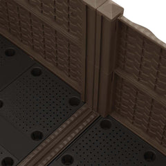 316525 vidaXL Raised Bed 80x80x38 cm Polypropylene 4
