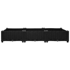316528 vidaXL Raised Bed 120x40x23 cm Polypropylene 3
