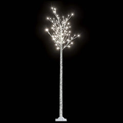vidaXL Christmas Tree | White | Plastic | 2.2 metres tall | Christmas Tree 2