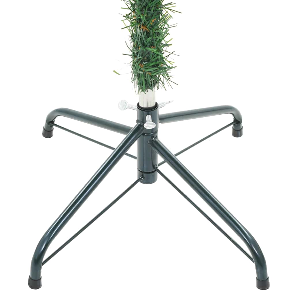 vidaXL Artificial Pre-lit Christmas Tree with Ball Set Pinecones 180 cm 4