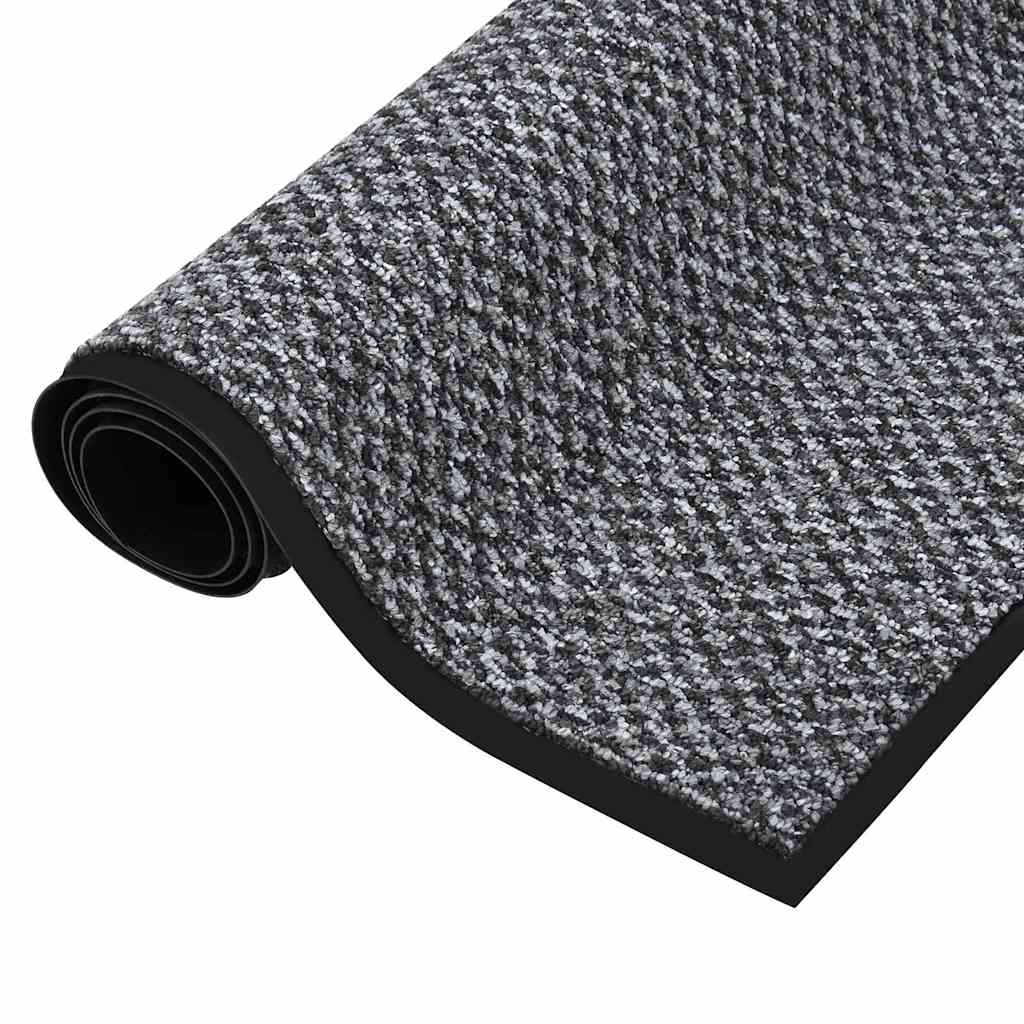 vidaXL Doormat | Grey | Polypropylene | 90x150 cm | Doormat | Rectangular 2