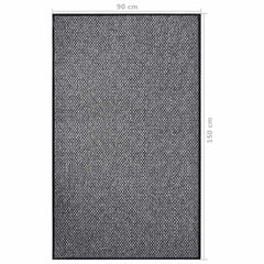 vidaXL Doormat | Grey | Polypropylene | 90x150 cm | Doormat | Rectangular 6
