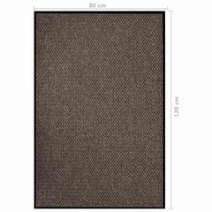 vidaXL Doormat | Beige | Polypropylene, Vinyl | 80 x 120 cm | Doormat 6