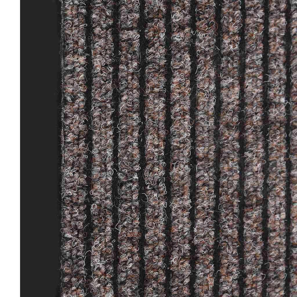 vidaXL Doormat | Striped beige | Polypropylene, Vinyl | 80 x 120 cm | Non-slip 4
