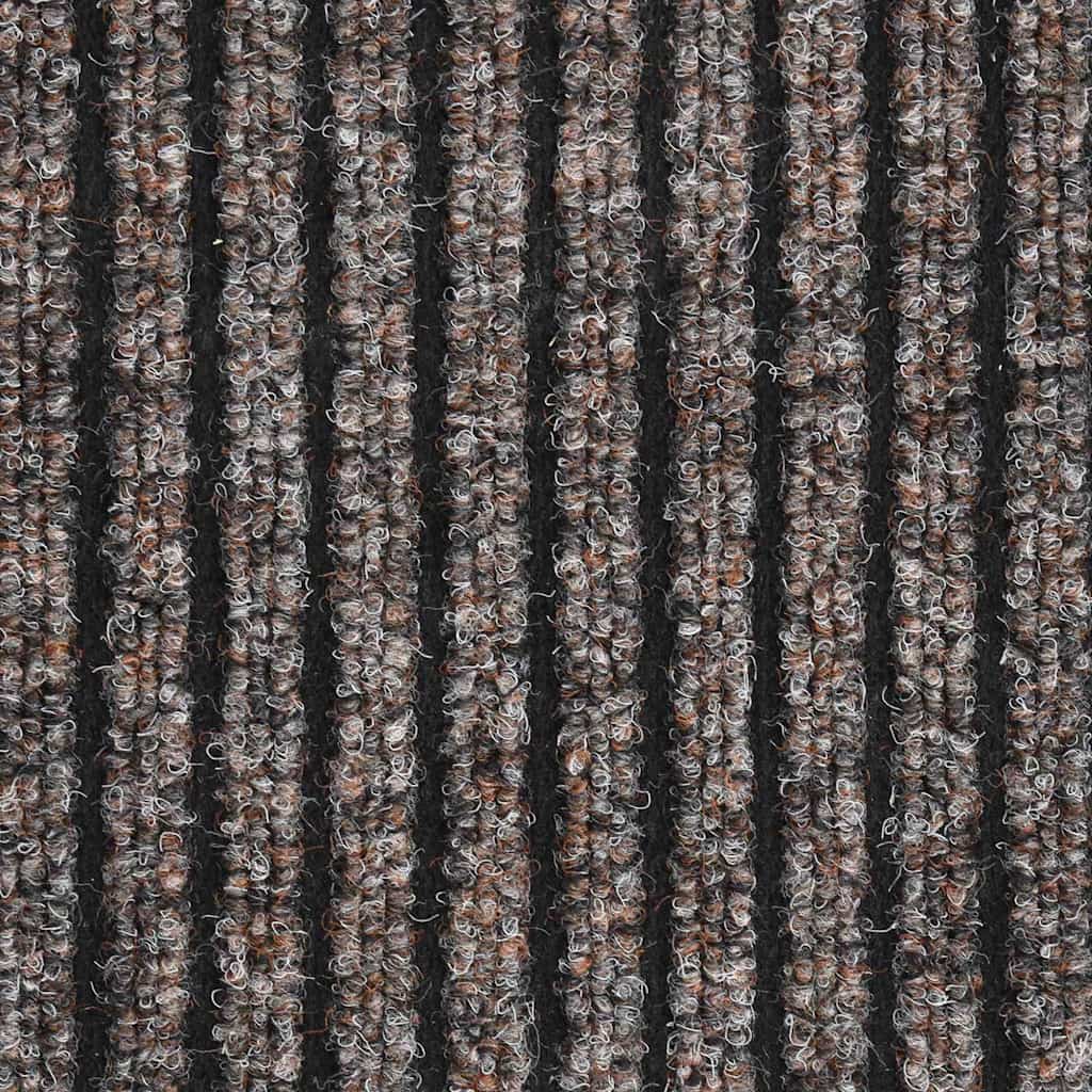 vidaXL Doormat | Striped beige | Polypropylene, Vinyl | 80 x 120 cm | Non-slip 5