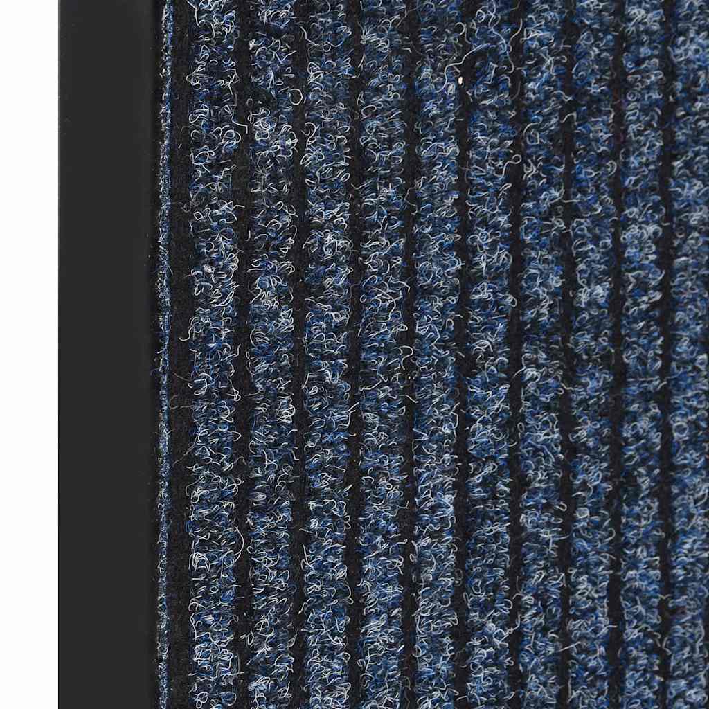 vidaXL Doormat | Striped Blue | 100% Polypropylene, Vinyl | 80 x 120 cm 4