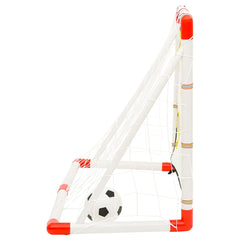 vidaXL Children Football Goal Set with Goal Wall 120x51x77.5 cm 5