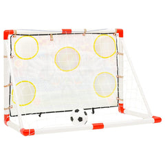 vidaXL Children Football Goal Set with Goal Wall 120x51x77.5 cm 6