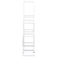 vidaXL Plant Stand | White | Metal | Medium | Durable | Flower Stand 6