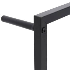 vidaXL Towel Rack | Black | Steel | Standard | Towel Rack | Rectangular 5