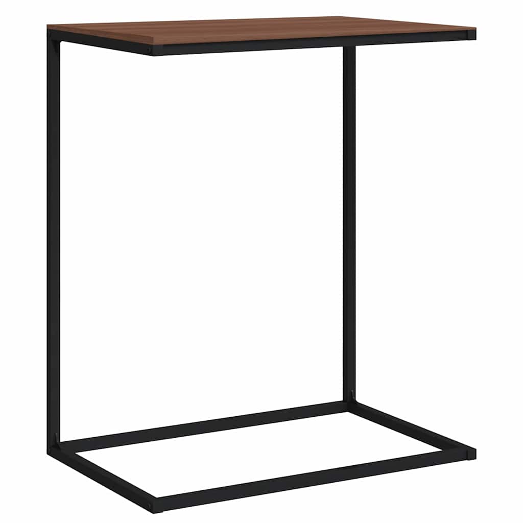 vidaXL Side Table | Black | Engineered wood, iron | 55x35x66 cm | Durable 2