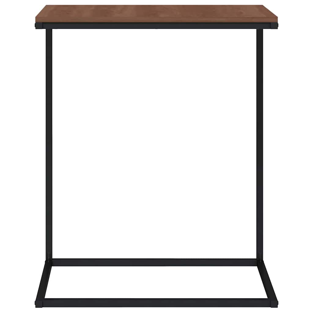 vidaXL Side Table | Black | Engineered wood, iron | 55x35x66 cm | Durable 4
