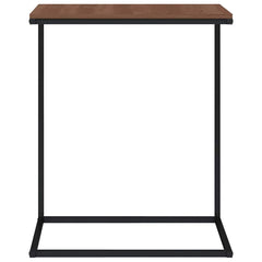vidaXL Side Table | Black | Engineered wood, iron | 55x35x66 cm | Durable 4