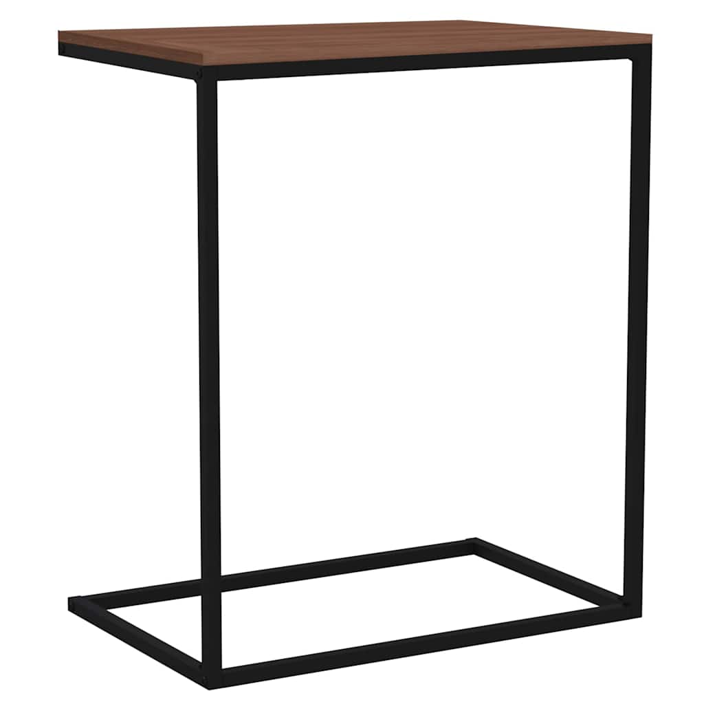 vidaXL Side Table | Black | Engineered wood, iron | 55x35x66 cm | Durable 6