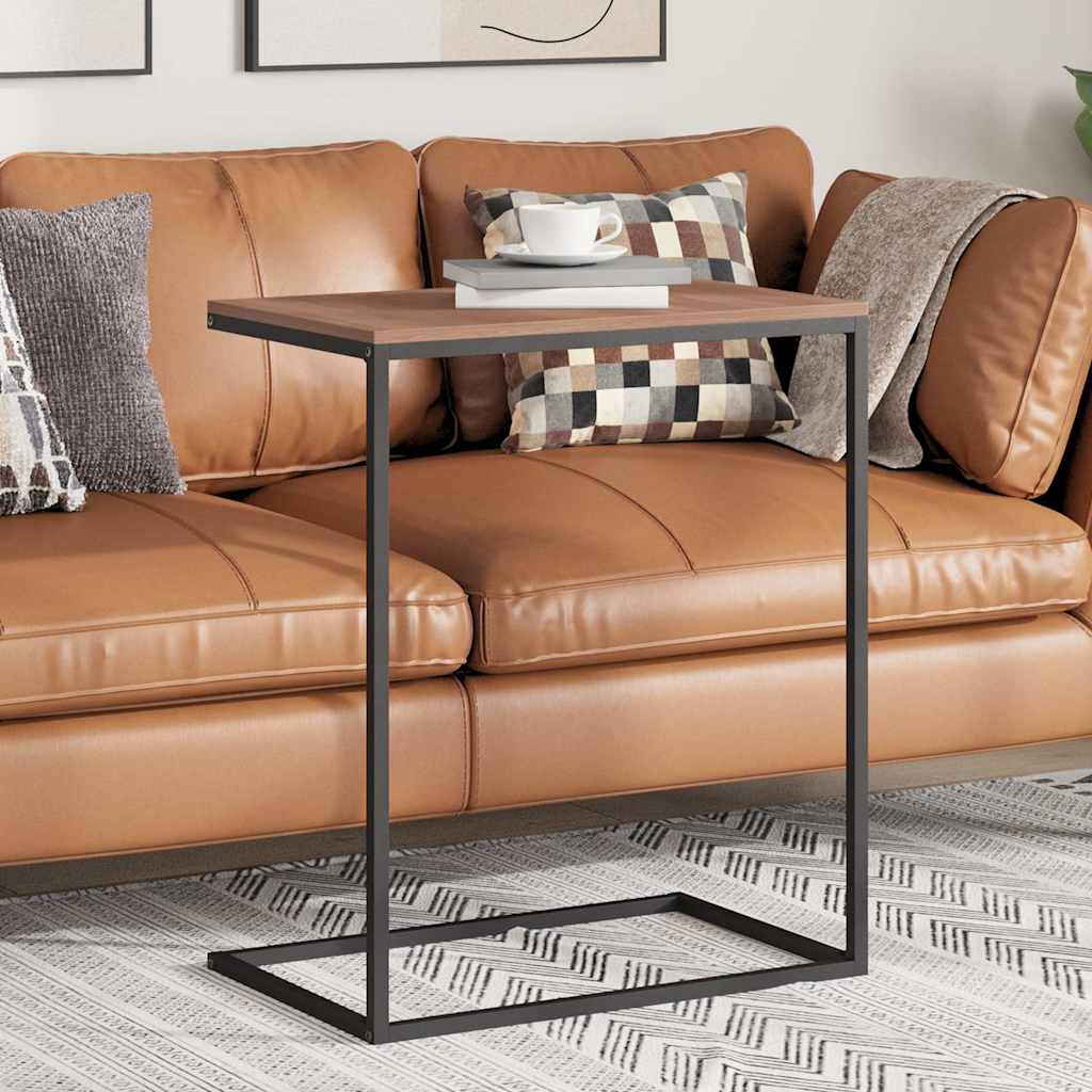 vidaXL Side Table | Black | Engineered wood, iron | 55x35x66 cm | Durable 1