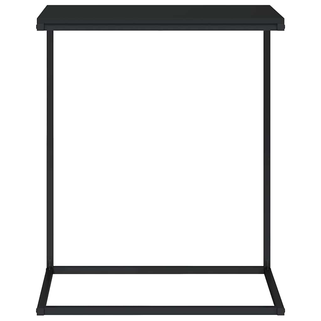 vidaXL Side Table Black 55x35x66 cm Engineered Wood 4