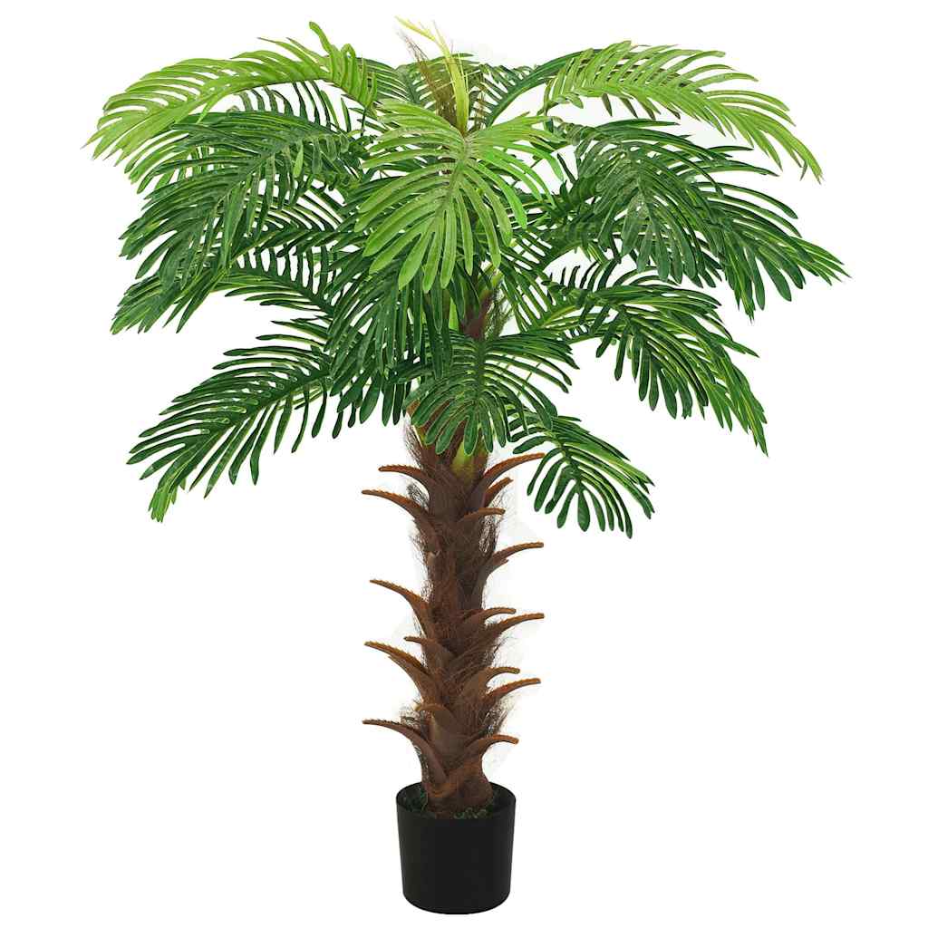 vidaXL Artificial Cycas Palm | Green | Plastic, Wood | 130-140 cm 2