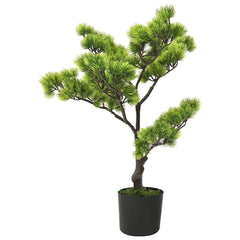 Artificial Pinus Bonsai with Pot Green Dark green