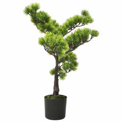 Artificial Pinus Bonsai with Pot Green Dark green