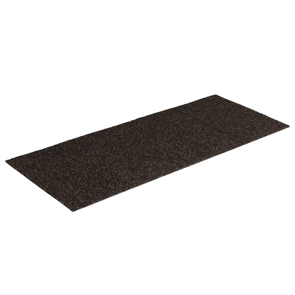 vidaXL Stair Mat | Set of 15 | Dark Brown 3