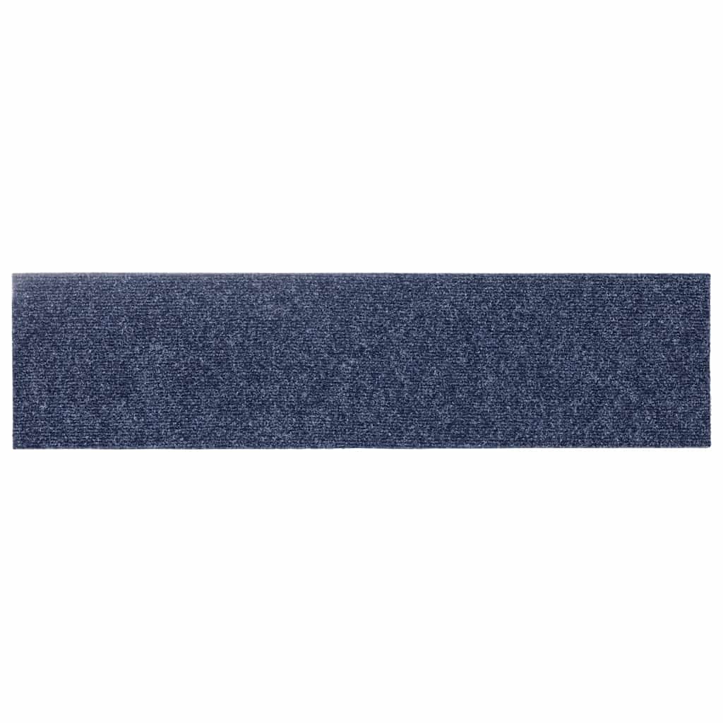 vidaXL Stair Mat | Set of 15 | Grey blue 5