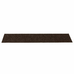 vidaXL Stair Mat | Set of 15 | Brown | Needle-punched fabric | 76 x 20 cm 4