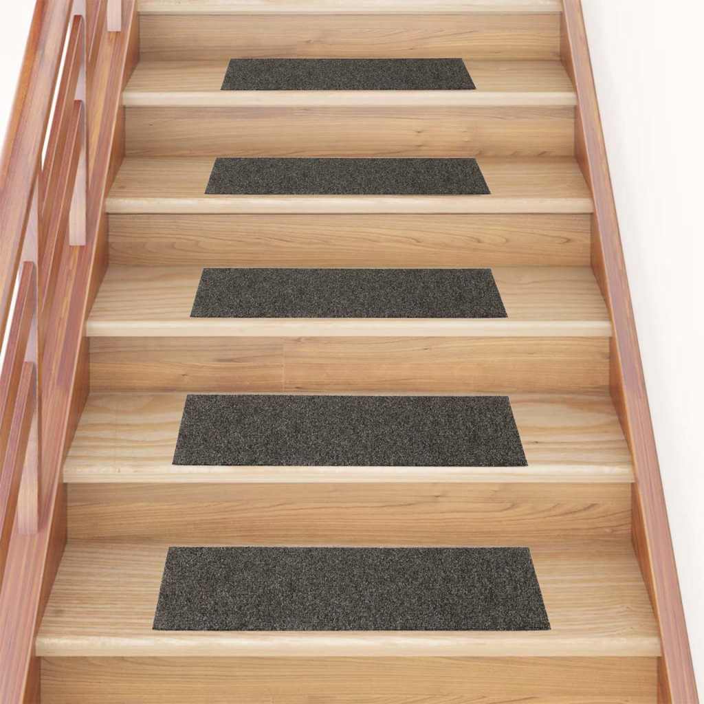 vidaXL Stair Mat | Set of 15 | Anthracite 1