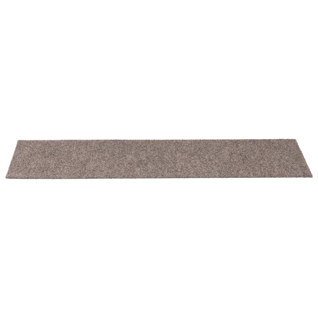 vidaXL Stair Mat | Set of 15 | Cream 4